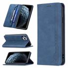 For iPhone 11 Pro Max Magnetic RFID Blocking Anti-Theft Leather Case with Holder & Card Slots & Wallet (Blue) - 1