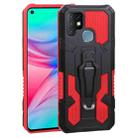 For Infinix Hot 10s Armor Warrior Shockproof PC + TPU Protective Case(Red) - 1