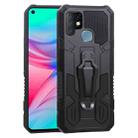 For Infinix Hot 10s Armor Warrior Shockproof PC + TPU Protective Case(Black) - 1