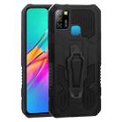 For Infinix Smart 5 Armor Warrior Shockproof PC + TPU Protective Case(Black) - 1