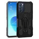 For OPPO Reno6 Armor Warrior Shockproof PC + TPU Protective Case(Grey) - 1