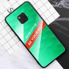 For Huawei Mate 20 Pro Shockproof PC + TPU + Glass Protective Case(Green) - 2
