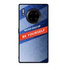 For Huawei Mate 30 Pro Shockproof PC + TPU + Glass Protective Case(Blue) - 1