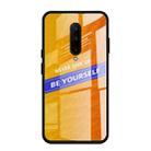 For OnePlus 7 Pro Shockproof PC + TPU + Glass Protective Case(Yellow) - 1