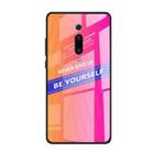 For Xiaomi Redmi K20 Shockproof PC + TPU + Glass Protective Case(Pink) - 1