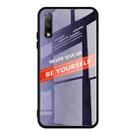 For Huawei Honor 9X Shockproof PC + TPU + Glass Protective Case(Purple) - 1