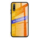 For Huawei Honor 9X Shockproof PC + TPU + Glass Protective Case(Yellow) - 1