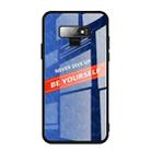 For Galaxy Note 9 Shockproof PC + TPU + Glass Protective Case(Blue) - 1