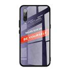 For Xiaomi Mi 9 SE Shockproof PC + TPU + Glass Protective Case(Purple) - 1
