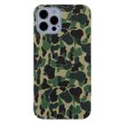 For iPhone 13 Camouflage TPU Protective Case(Green) - 1