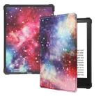 For Amazon Kindle Paperwhite 2021 Painted Voltage Caster Texture TPU Horizontal Flip Tablet Leather Case with Sleep / Wake-up Function(Galactic Nebula) - 1