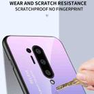 For OnePlus 8 Pro Gradient Color Painted TPU Edge Glass Case(Gradient Pink Purple) - 7