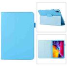 For iPad mini 6 Litchi Texture Horizontal Flip PU Leather Tablet Case with Holder(Baby Blue) - 1