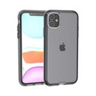 For iPhone 11 Shockproof Transparent TPU Protective Case(Grey) - 1