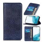 For Samsung Galaxy S22 5G Magnetic Crazy Horse Texture Horizontal Flip Leather Case with Holder & Card Slots & Wallet(Blue) - 1