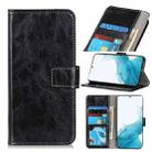 For Samsung Galaxy S22+ 5G Retro Crazy Horse Texture Horizontal Flip Leather Case with Holder & Card Slots & Photo Frame & Wallet(Black) - 1