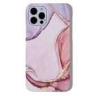 For iPhone 13 Pro Max Marble Pattern PC Shockproof Protective Case (Rendering) - 1