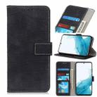 For Samsung Galaxy S22 5G Magnetic Crocodile Texture Horizontal Flip Leather Case with Holder & Card Slots & Wallet(Black) - 1