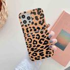 IMD Pattern TPU Case with Card Slot For iPhone 13(Brown Black Leopard) - 1