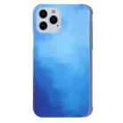 For iPhone 13 Ink Painting Pattern PC Protective Case(Ocean Blue) - 1
