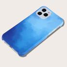 For iPhone 13 Ink Painting Pattern PC Protective Case(Ocean Blue) - 2