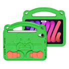 DUX DUCIS PANDA Series Shockproof EVA Tablet Case with Handle & Holder & Pen Slot For iPad mini 6(Green) - 1