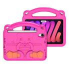 DUX DUCIS PANDA Series Shockproof EVA Tablet Case with Handle & Holder & Pen Slot For iPad mini 6(Pink) - 1