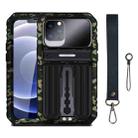 For iPhone 12 Pro Max Armor Shockproof Splash-proof Dust-proof Phone Case with Holder(Camouflage) - 1