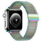 Chain Loop Steel Watch Band For Apple Watch Series 9&8&7 41mm / SE 3&SE 2&6&SE&5&4 40mm / 3&2&1 38mm(Colorful) - 1
