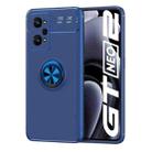 For OPPO Realme GT Neo2 Metal Ring Holder 360 Degree Rotating TPU Phone Case(Blue) - 1