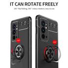 For OnePlus 9RT 5G Metal Ring Holder 360 Degree Rotating TPU Phone Case(Black) - 5