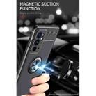 For OnePlus 9RT 5G Metal Ring Holder 360 Degree Rotating TPU Phone Case(Black) - 7