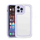 Candy Color Airbag Shockproof Hybrid Phone Case For iPhone 13 Pro(Candy Purple) - 1