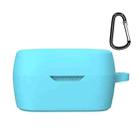 Wireless Earphone Silicone Protective Case with Hook for JBL T280TWS X(Mint Green) - 1