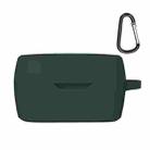 Wireless Earphone Silicone Protective Case with Hook for JBL T280TWS X(Dark Green) - 1