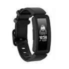 For Fitbit Inspire HR / Ace 2 Silicone Smart Watch  Watch Band(Black) - 1