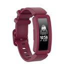 For Fitbit Inspire HR / Ace 2 Silicone Smart Watch  Watch Band(Wine Red) - 1