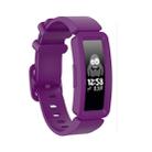 For Fitbit Inspire HR / Ace 2 Silicone Smart Watch  Watch Band(Purple) - 1