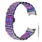 For Samsung Galaxy Watch4 40mm/44mm Seven-bead Stainless Steel Watch Band(Colorful) - 1