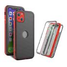 Skin Feel 360 Degrees Full Package PC + TPU Combination Phone Case For iPhone 13(Red) - 1