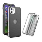 Skin Feel 360 Degrees Full Package PC + TPU Combination Phone Case For iPhone 12(Grey) - 1