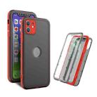 Skin Feel 360 Degrees Full Package PC + TPU Combination Phone Case For iPhone 11(Red) - 1