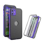 Skin Feel 360 Degrees Full Package PC + TPU Combination Phone Case For iPhone 11(Purple) - 1