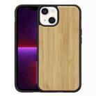 For iPhone 13 mini Wood Veneer TPU Shockproof Phone Case (Bamboo) - 1