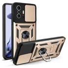 For Xiaomi Mi 11T / 11T Pro Sliding Camera Cover Design TPU+PC Protective Case(Gold) - 1