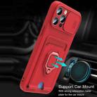 For iPhone 12 / 12 Pro Sliding Camera Cover Design TPU Shockproof Phone Case with Holder & Card Slots(Dark Night Green) - 7