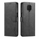 For Xiaomi Redmi Note 10 Lite LC.IMEEKE Calf Texture Horizontal Flip Phone Leather Case with Holder & Card Slots & Wallet(Black) - 1