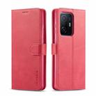 For Xiaomi Mi 11T / 11T Pro LC.IMEEKE Calf Texture Horizontal Flip Phone Leather Case with Holder & Card Slots & Wallet(Red) - 1