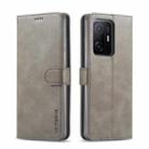 For Xiaomi Mi 11T / 11T Pro LC.IMEEKE Calf Texture Horizontal Flip Phone Leather Case with Holder & Card Slots & Wallet(Grey) - 1