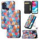 For Motorola Moto G60S Colorful Magnetic Horizontal Flip Leather Phone Case with Holder & Card Slot & Wallet(Rhombus Mandala) - 1